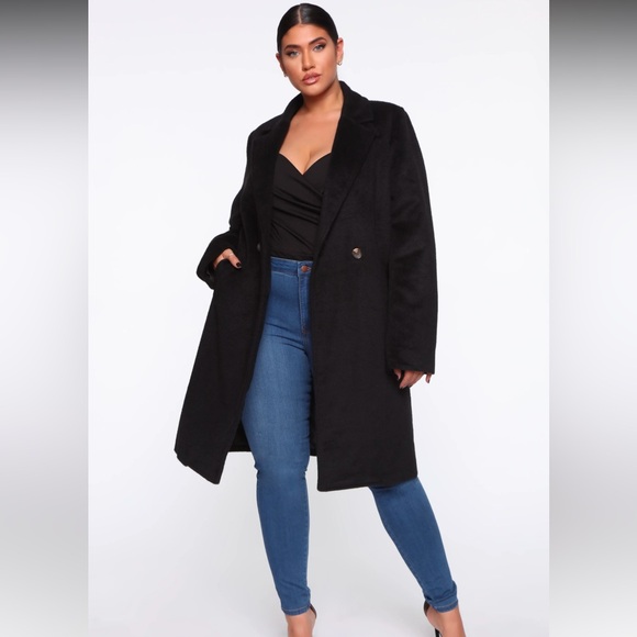 Black Trench Coat - Picture 4 of 5